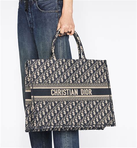 medium dior tote book|christian dior book tote large.